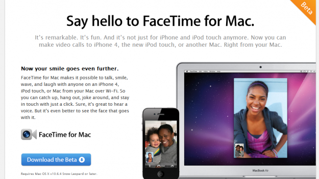 Facetime for mac to iphone 4